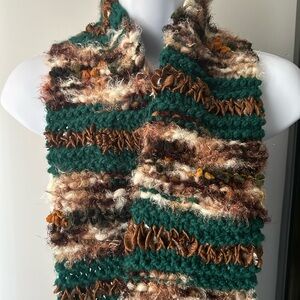 Handcrafted Multicolor Knit Scarf